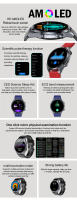 Reloj inteligente de grado médico 2025 para hombres, tratamiento láser, tres ECG altos + PPG, glucosa en sangre, temperatura corporal, llamada BT, relojes inteligentes de salud - details 1