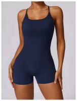 Material de nylon cruzado del estilo sólido sin mangas del top corto del puente de la yoga para el verano/primavera - details 4