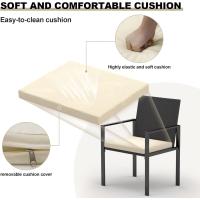 Juego de Muebles de Jardín al Aire Libre Conjunto de Mesa y Sillas de 4 Piezas - details 2