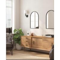 Juego de 2 taburetes contemporáneos de Vinilo Blanco de Altura Ajustable con Asiento Ondulado Acolchado y Base cromada - details 4