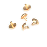 3MM 3.5MM 4MM Latón Color Oro 18K Sólido Hueco Tapas de Cierre con Orificios para Perlas, Suministros para Fabricación de Joyería, Accesorios - details 19