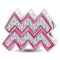 Dijes CláSicos Originales, Plata De Ley 100%, Con Las 12 Constelaciones De Aries Y Piscis, Aptos Para Pulseras De 3 Mm, JoyeríA Artesanal Para Mujer, Regalo De Fiesta De CumpleañOs - details 65