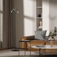 Lámpara de Pie LED Regulable, Lampara de Pie Salon con Distancia & Táctil, 4 Temperaturas de Color, 1300LM, Lámpara de Lectura Moderna para Salón, Dormitorio y Oficina, 20W, Negra - details 1