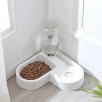 Tazón Doble para Perros y Gatos Juego de Cuencos de Alimentos para Mascotas Pequeñas - details 1