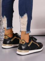 Zapatillas De Mujer 2023 Nuevas Plataforma Cómodas De Cuero Parcheado Zapatos De Correr Al Aire Libre Deporte Casuales Ladies - details 27