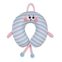 Almohada de cuello en forma de U de seda de hielo de verano, almohada de espuma viscoelástica para viajes en avión, almohada para siesta en la oficina - details 0