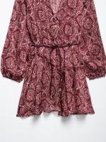 Ropa de mujer europea y americana mini vestido estampado de mujer popular - details 5