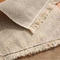 1 pcs Soft Household Party Supplies Cotton Linen Natural Table Mats Napkin Table Decor Placemats - details 14