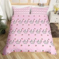 Juego de Ropa de Cama con Elefante y Flores para Bebé Animal de Dibujos Animados Lindo Cubierta de Edredón de Giraffe para Niñas y Niños - details 18