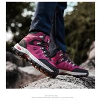 Zapatos ligeros de senderismo para hombre y mujer, zapatillas de Trekking cómodas para exteriores, calzado deportivo de escalada, talla grande 48 - details 12
