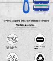 Afeitadora barba hombre Manual Portátil para casa - details 1