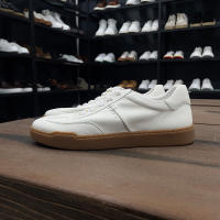 Zapatos hechos a mano con capa superior de cuero vacuno, zapatos blancos pequeños - details 1