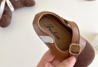 Zapatos de cuero para niños y niñas, calzado de princesa antideslizante, versátil y Chic, de fondo suave, estilo coreano, a la moda, novedad de otoño, 2024 - details 12
