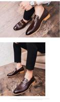 2024 Moda Tablet Formal Hombres Casual Diseñador Vestido Cuero Oxford Zapatos de Negocios - details 1
