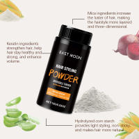 Estilo voluminoso con queratina para el cabello, flequillo sin lavado, peinado cómodo y controlado con aceite, polvo esponjoso - details 7