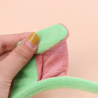 Headband De Peluche Baby Yoda Accesorio De Cabello Para Niñas Figura De Anime Alienígena Correa De Pelo Regalo De Dibujos Animados - details 4