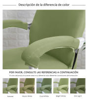 Funda para Silla de Oficina, cubierta para asientos de ordenador, la Silla de la computadora de Oficina, la Silla de Oficina removibl - details 3