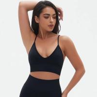 Top sin costuras Nylon de secado rápido Color sólido Adecuado para yoga y estiramientos Deportes profesionales - details 6