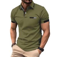 Polo de manga corta para hombre, camisetas informales, tops de verano - details 6