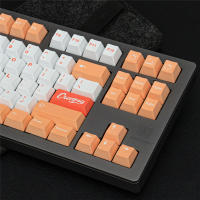 Teclas de color crema de melocotones, perfil de cereza, Material PBT, sublimación, Teclado mecánico MX Switch, 23/129 teclas - details 8