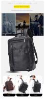 Bolso para hombres bolso Pu mochila de gran capacidad viaje de ocio bolso de computadora de embarque para hombres - details 8
