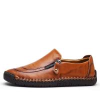 2024 nuevos zapatos de conducción cómodos Mochaxin formales de cuero genuino de moda para hombres - details 11