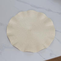Juego de Placemats Tejidos y Brazo 6 Piezas de Circulo de 15 pulgadas para Mesas de Comedor y Cocina Lavables - details 13