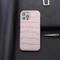 Funda de teléfono de cuero con textura de cocodrilo negro para iphone15 14 14ProMax 14Plus 13Promax 13 12 11, funda trasera de lujo a prueba de golpes - details 6