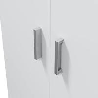 2 Puertas 3 Estantes, 180x73x37 (AltoxAnchoxFondo - en cm), Color Blanco Mate - details 6