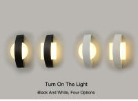 TOMAXIN Lámpara de pared LED de 24 cm lámpara de noche simple lámpara de pasillo sala de estar dormitorio tres colores - details 1