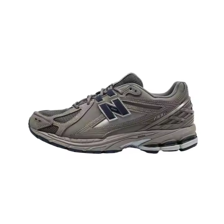 【Tienda insignia oficial】 NB 1906R Zapatos deportivos informales para hombre y mujer apliques grises LETEN - 1