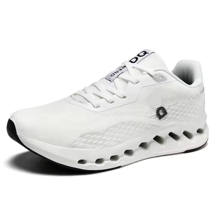 Nuevos zapatos deportivos de malla de punto ligeros EVA elásticos para correr para hombres famosos 2024 a bajo precio y alta calidad - 1