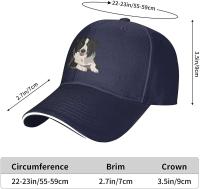 Border Collie Gorra de béisbol Hombres Mujeres Ajustable ed Arena Papá Sombreros Sombrero de Golf - details 0