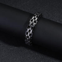 Brazalete para Hombre Euroamericano, Correas Planas Triples de Titano, Estilo Street Hip Hop 2025, Regalos Para Hombre - details 3