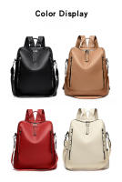 Mochila antirrobo de gran capacidad para mujer, bolso de hombro de viaje de cuero suave, novedad de 2024 - details 8