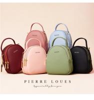 Bolso de hombro para mujer, Mochila pequeña minimalista de gran capacidad, informal, Color sólido coreano, novedad de 2024 - details 1