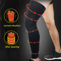 Calentadores de compresión para hombre y mujer, medias largas hasta la rodilla, para baloncesto, fútbol, ciclismo, protección UV, 1 piezas - details 3