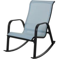 Mecedor de Patio, Resistente a la Intemperie, Ligero, Sillón Relax para Interior, Exterior(Azul, 3PC) - details 14