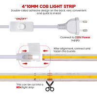 GAHADA Cinta LED flexible impermeable 288LEDs/m Enchufe de interrupción EU - details 2