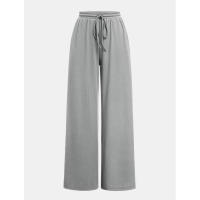 Conjunto de verano 2024 para mujer: top sin mangas y pantalones palazzo - details 14