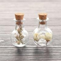5 uds ing botella botellas de vidrio frascos de muestra vacíos hogar r accesorios de joyería DIY colgantes tapón de corcho Vial - details 4