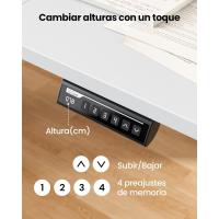 Trabajo Ajustable en Altura Mesa Oficina en Casa con Tablero Ensamblado 120 x 60 cm Estilo Morno Ial para Trabajo Redacción y Juegos - details 6