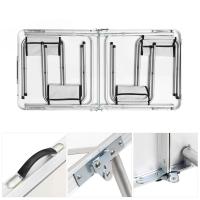 Mesa plegable, juego de 5 uds., mesa de Camping de aluminio de 120cm plegable con 4 taburetes, muebles de exterior, mesa de Picnic y silla portátil - details 13