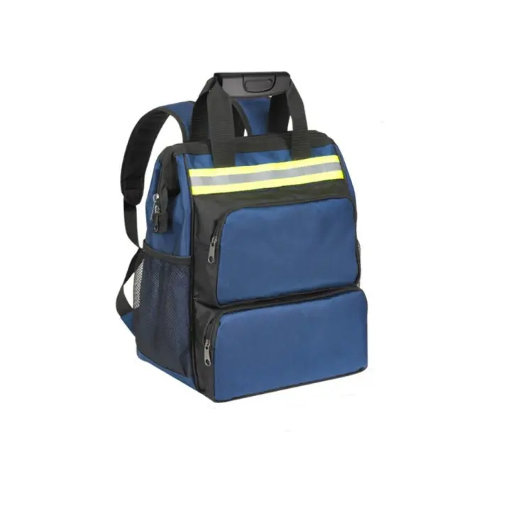 Kit de herramientas de hombro de tela Oxford, mochila de herramientas resistente al desgaste de gran capacidad, bolsa de herramientas duradera para electricista y fontanero con múltiples bolsillos - 1