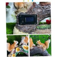 Estatuas Ardillas para Jardín con Luz Solar LED, Decoración Exterior para Terraza/Césped/Balcón, Incluye Suculentas Artificiales, Autonomía 6 Horas, Regalo Original para Madres/San Valentín/Navidad - details 3