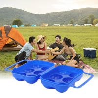 Caja de Huevos Portátil para Acampar Sin Olores, Resistente a la Corrosión, Caja de Almacenamiento de Huevos de 6 Rejillas para Protección al Aire Libre - details 1