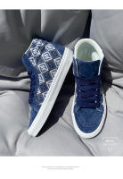 Zapatillas de lona azules étnicas de alta calidad Tamaño grande para hombres y mujeres - details 3