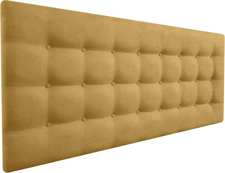 Cabeceros de Camas Oslo cabeceros tapizados de Madera cabecero Acolchado cabecero Polipiel Blanco cabeceros para Dormitorio cabecero de Cama (Beige, 150*70) - 1