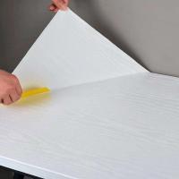 Papel tapiz de vinilo sintético de madera blanca, pegatinas impermeables para muebles, paredes, encimera, cocina, bricolaje - details 5