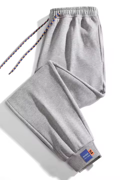 Pantalones de chándal para hombre Cintura elástica holgada Sudadera para correr Sudadera casual para todas las estaciones - 1